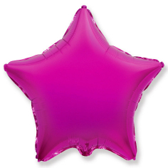 Шар Звезда, Лиловый / Purple (в упаковке)