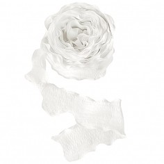 Лента тканевая, Нежная волна, Белый