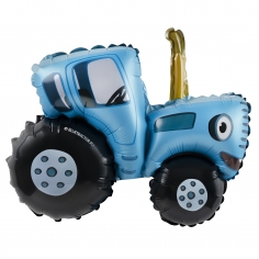 Шар Мини-фигура Синий трактор (в упаковке) с клапаном