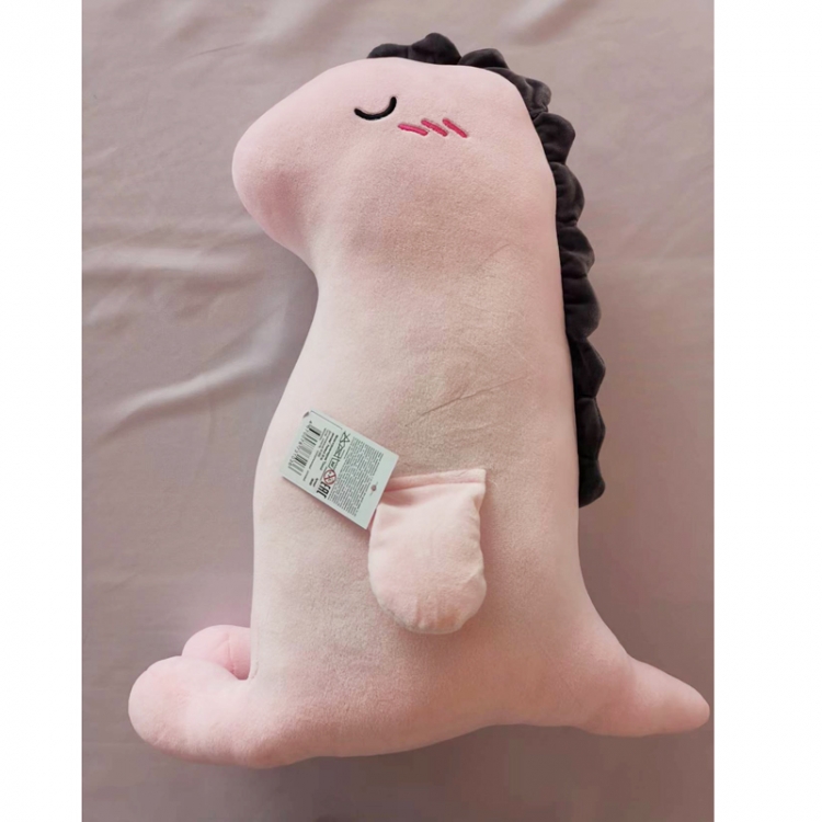 Мягкая игрушка-подушка "Сонный динозавр" Розовый